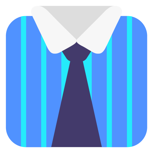 Microsoft necktie emoji image