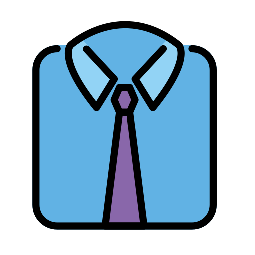 Openmoji necktie emoji image