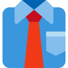 Skype necktie emoji image