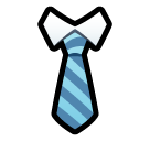 SoftBank necktie emoji image