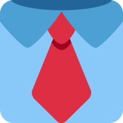 Twitter necktie emoji image