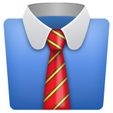 Whatsapp necktie emoji image
