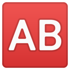 Google negative squared ab emoji image