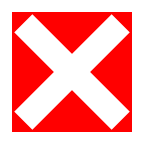 au by KDDI negative squared cross mark emoji image