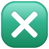 Whatsapp negative squared cross mark emoji image
