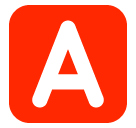 SoftBank negative squared latin capital letter a emoji image