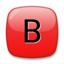 LG negative squared latin capital letter b emoji image