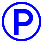 au by KDDI negative squared latin capital letter p emoji image