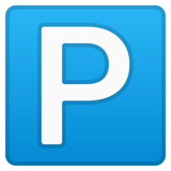 Google negative squared latin capital letter p emoji image