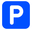 SoftBank negative squared latin capital letter p emoji image
