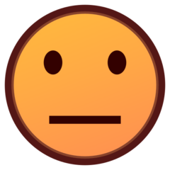 Emojidex neutral face emoji image