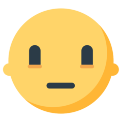 Mozilla neutral face emoji image