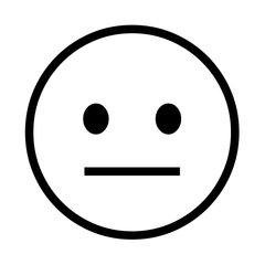 Noto Emoji Font neutral face emoji image