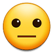 Samsung neutral face emoji image