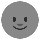 HTC new moon with face emoji image
