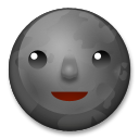 LG new moon with face emoji image