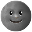 Samsung new moon with face emoji image