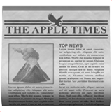 IOS/Apple newspaper emoji image