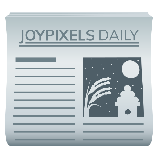JoyPixels newspaper emoji image