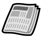 SoftBank newspaper emoji image