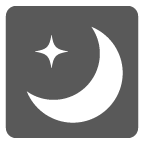 au by KDDI night with stars emoji image