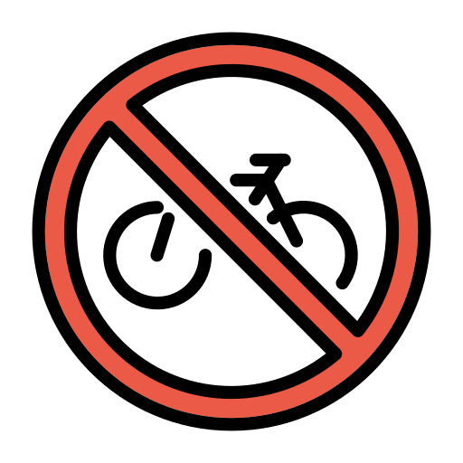 Openmoji no bicycles emoji image