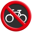 Samsung no bicycles emoji image