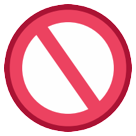 HTC no entry sign emoji image