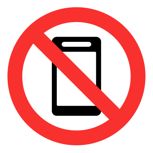 Microsoft no mobile phones emoji image