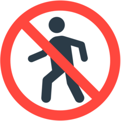 Mozilla no pedestrians emoji image