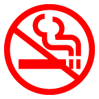 au by KDDI no smoking symbol emoji image
