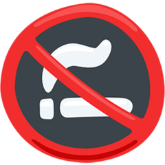 Facebook Messenger no smoking symbol emoji image