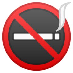 Google no smoking symbol emoji image