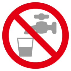 Emojidex non-potable water symbol emoji image