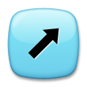 LG north east arrow emoji image