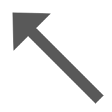 Docomo north west arrow emoji image