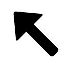 SoftBank north west arrow emoji image