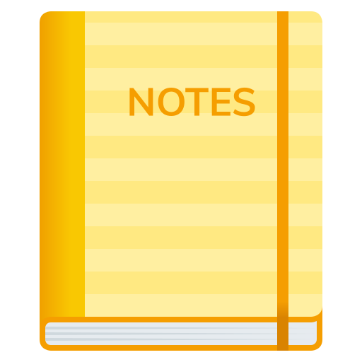 JoyPixels notebook with decorative cover emoji image