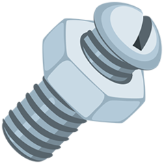 Facebook Messenger nut and bolt emoji image