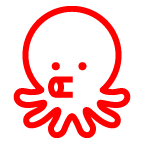 au by KDDI octopus emoji image
