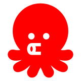 Docomo octopus emoji image