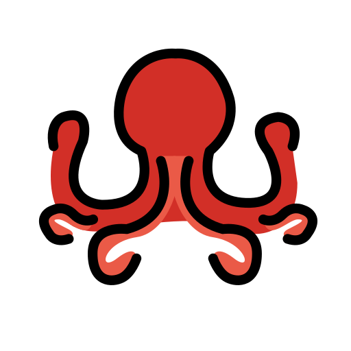 Openmoji octopus emoji image