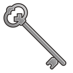 Emojidex old key emoji image