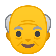 Google older man emoji image