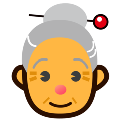 Emojidex older woman emoji image