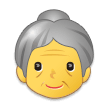 Samsung older woman emoji image