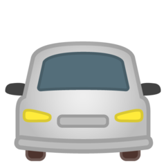 Google oncoming automobile emoji image