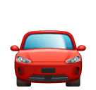 Huawei oncoming automobile emoji image