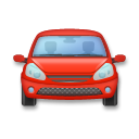 LG oncoming automobile emoji image