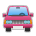 Sony Playstation oncoming automobile emoji image